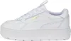 A side view of a white Puma sneaker with a platform sole. Produktbild-Vorschau