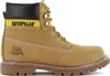 A side view of a tan Caterpillar work boot on a white background. Produktbild-Vorschau