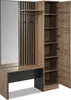 Garderobenschrank Garderobenpaneel mit Sitzbank Medan | Produktbild-Vorschau 4