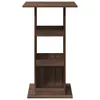 A tall, narrow bar table with shelves, presented against a white background. Voir les images du produit