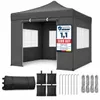 ONBEST Pavillon 3x3 | Wasserdicht | faltbar | Grau | mit Produktbild-Vorschau 1