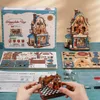 Happyduke Toys miniatúrny domček DIY 3D puzzle s LED Náhľad obrázku produktu 10