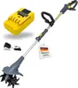 Akku Motorhacke Gartenfräse Bodenhacke 20cm Arbeitsbreite Produktbild-Vorschau 1