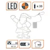 Immagine LED per finestra con doppio timer - Babbo Natale - Anteprima dell’immagine prodotto 2