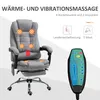 Vinsetto Fauteuil de bureau massant et chauffant, chaise de Voir les images du produit 11
