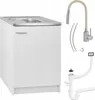Mobile da cucina bianco 60x50 Lavello Deante Rubinetto Anteprima dell’immagine prodotto 1