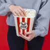Miska na popcorn Retro czerwona | Pojemnik na przekąski o Podgląd zdjęcia produktu 4