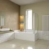 Duschspa 100x140cm 2-teilig Faltwand Badewannenaufsatz mit Produktbild-Vorschau 2