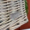 UNUS® Einkaufskorb Weidenkorb grau Alu-Griff,Klappbarer Produktbild-Vorschau 5