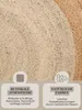 Hanse Home Jute Teppich Rund Looma Natur Elfenbein Gold Produktbild-Vorschau 3