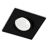 10x Einbauspot SET RIK.13 schwenkbar schwarz eckig GU10 7W Produktbild-Vorschau 4