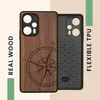 kwmobile Handyhülle für Xiaomi Poco F5 5G Hülle Holz - Case Produktbild-Vorschau 5
