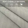 （45*45cm，Grau）Chenille Sofakissenbezug Rutschfester Produktbild-Vorschau 4