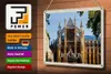 Blechschild Städte Westminster Abbey London UK 30x20cm Produktbild-Vorschau 3
