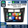 6+128G Carplay pro Toyota Yaris XP90 2005-2012 Autorádio Náhled obrázku produktu 2