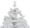 vidaXL Sapin de Noël à neige avec pied de parasol blanc 75 Voir les images du produit 3