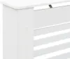 vidaXL Heizkörperverkleidungen 2 Stk. Weiß 112 x 19 x 81,5 Produktbild-Vorschau 6