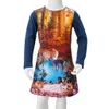 vidaXL Abito da bambino con maniche lunghe blu navy 140 Anteprima dell’immagine prodotto 8
