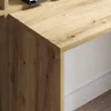 vidaXL Scrivania in rovere Artisan 138,5 x 55 x 143 cm Anteprima dell’immagine prodotto 4