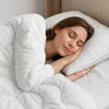 Bettdecke - Winter - 200x200 cm - Warm - Weiß - aus Produktbild-Vorschau 7