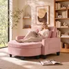 Sofá de 2 plazas con chaise longue BEALIFE, 130x72x87 cm. Vista previa de la imagen del producto 7