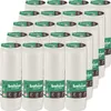 A stack of white candles with green labels. Náhled obrázku produktu
