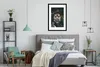 MuchoWow® MuchoWow® Gerahmtes Poster Blumen - Tiger - Produktbild-Vorschau 3