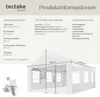 tectake® Pavillon Jasko 6 x 4 m Produktbild-Vorschau 5