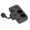 Rallonge multiprise KOBI LINEA PRO Noir 2 compartiments Voir les images du produit 3