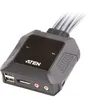 ATEN CS22DP - KVM-/Audio-/USB-Switch - 2 x KVM/Audio/USB - Anteprima dell’immagine prodotto 1