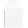 vidaXL TV-Schränke mit LED-Leuchten 2 Stk. Weiß 80x30x30 cm Produktbild-Vorschau 9