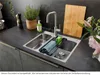 Miscelatore lavello senza doccetta in acciaio inox satinato Anteprima dell’immagine prodotto 4