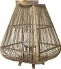 Bambus-Laterne mit Holzbeinen und Griff 29x40cm Produktbild-Vorschau 1