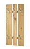 HAKU Wandgarderobe edelstahloptik, eiche - Echtholzfurnier, Produktbild-Vorschau 1
