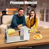 A couple is sitting on a couch, smiling, while a potato twister is on a table in front of them, with spiral-cut potatoes on plates. Podgląd zdjęcia produktu