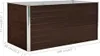 vidaXL Letto rialzato marrone 160 x 80 x 77 cm Acciaio Anteprima dell’immagine prodotto 9