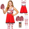 Zombie-Cheerleader-Kostüm für Mädchen, Blutspritzer, Produktbild-Vorschau 1