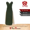 Mittelalter Kleid mit Schnürung ärmellos Grün / Natur Produktbild-Vorschau 7