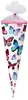 Nestler Schultüte Tüllv. 35 cm rund Schmetterling Produktbild-Vorschau 1