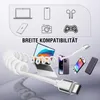 4smarts 541601, 1,35 m, USB C, USB C, 0,48 Gbit/s, Biela Náhľad obrázku produktu 6