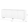 BEAUTYSOFA | Kommode ADEL 200 cm, Kaschmir – Kommode mit 4 Produktbild-Vorschau 4