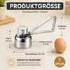 Eierköpfer aus Edelstahl 304, kompakter Eieröffner mit Produktbild-Vorschau 3