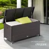 Coffre de jardin KIRUNA en rotin synthétique 121 x 56 x Voir les images du produit 7