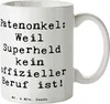 Mr. & Mrs. Panda Kaffeebecher Spruch Patenonkel Superheld - Produktbild-Vorschau 1