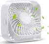USB ventilátor Tichý mini stolní ventilátor TOPK K50 bílý Náhled obrázku produktu 5