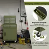 Dílenský vozík COSTWAY 2v1 s kufrem, 8 přihrádek, háčky a Náhled obrázku produktu 7