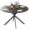 HOMCOM Eettafel voor 4 personen, keukentafel in industriële Productafbeelding-voorbeeld 1