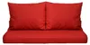 Coussins pour banc de jardin Rouge, Assise 110x50x7 + Voir les images du produit 9