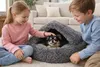 ODOL-PLUSZ Rundes Hundebett und Katzenbett 60cm, Grau, Produktbild-Vorschau 9