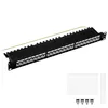 ORSEM Cat.6 Patchpanel Verteilerfeld 24 Port Patchfeld RJ45 Produktbild-Vorschau 3
